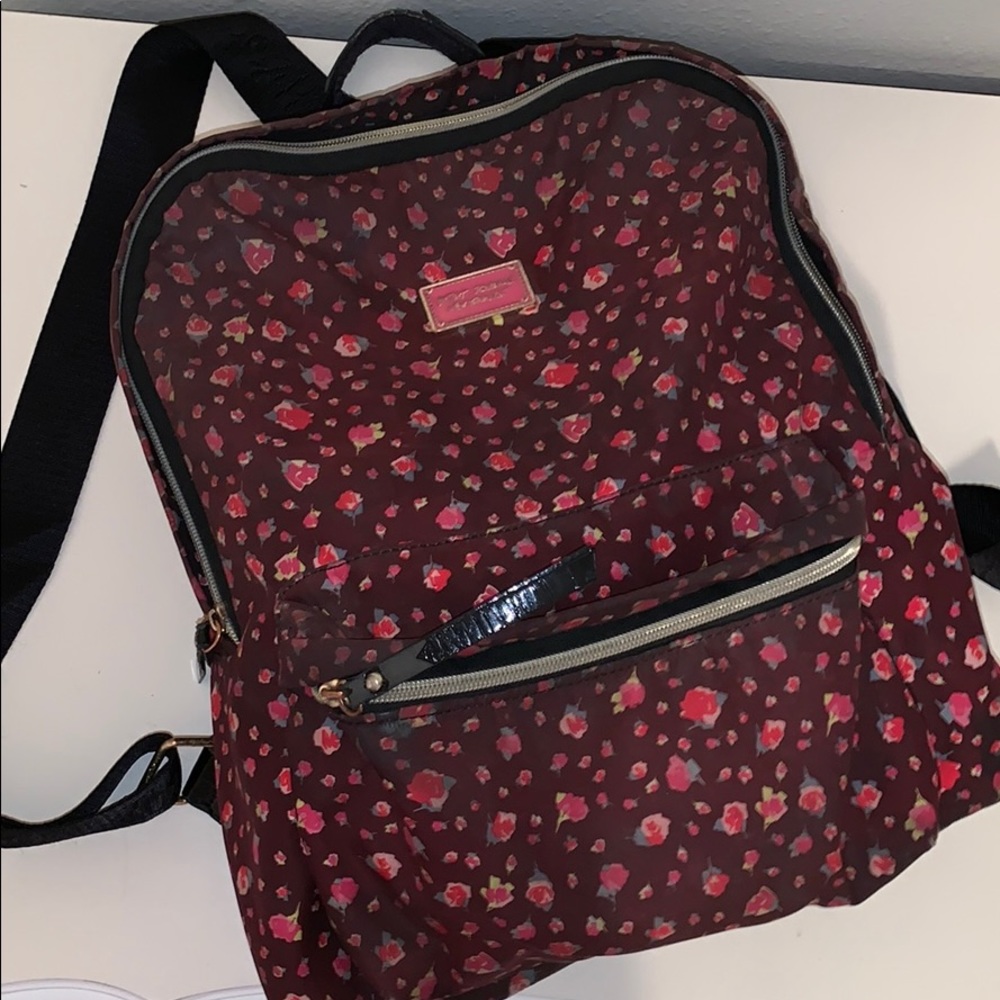 Betsey Johnson floral backpack